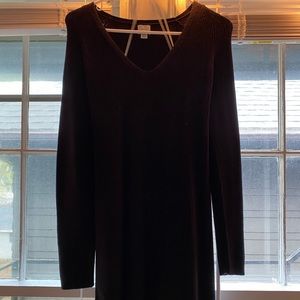 Black long sleeve dress